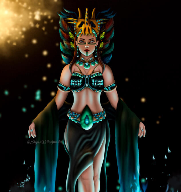 Realistic illustration for a fantasy book