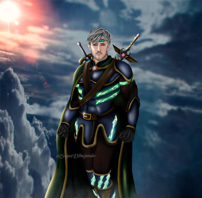 Realistic illustration for a fantasy book