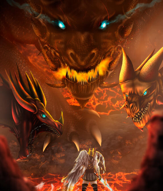 Realistic illustration for a fantasy book